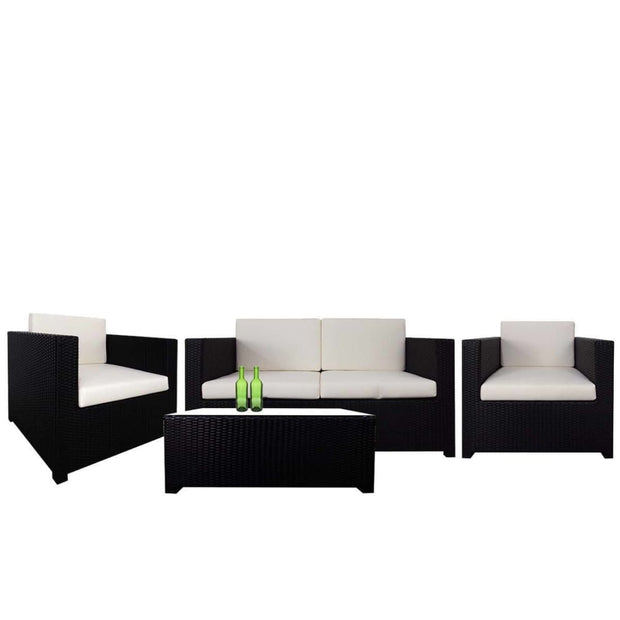 This is a product image of Fiesta Sofa Set II White Cushion. It can be used as an Outdoor Furniture