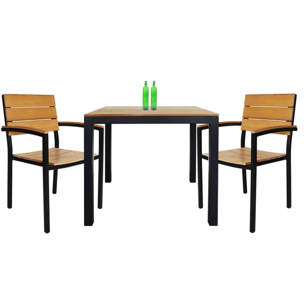 This is a product image of Havana 2 Chair Dining Set. It can be used as an Outdoor Furniture