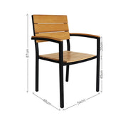 This is a product image of Havana 2 Chairs Bistro Set. It can be used as an Outdoor Furniture