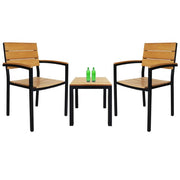 This is a product image of Havana 2 Chairs with Coffee Table. It can be used as an Outdoor Furniture.