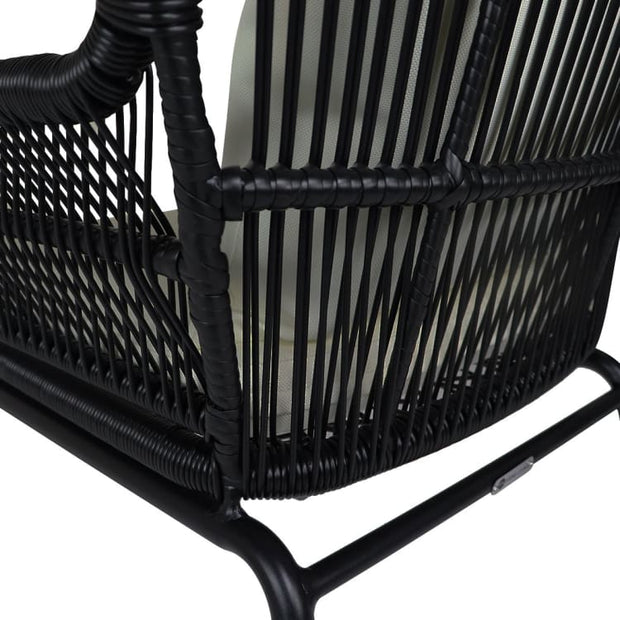 This is a product image of Mirissa Patio Armchair Set Grey Cushion. It can be used as an Outdoor Furniture