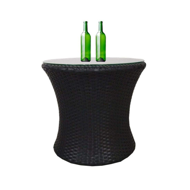 Stackable Patio Set White Cushion Arena Living