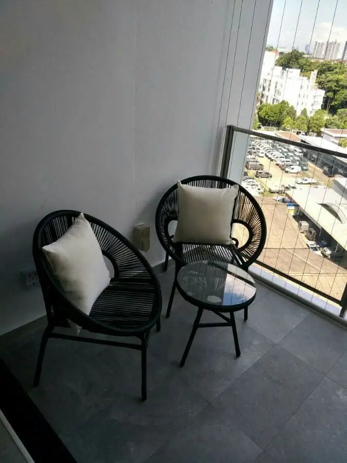 Balcony furniture for small balcony in Singapore Apartment