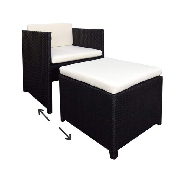 This is a product image of Splendor Armchair Set Creamy White Cushions (SALE). It can be used as an Outdoor Furniture.