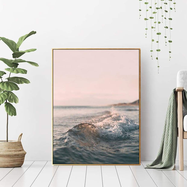 This is a product image of Arrive in Paradise - Wall Art Print with Frame. It can be used as an Home Accessories.