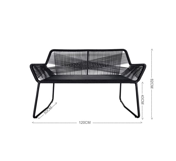 This is a product image of Bay 2 Seater Loveseat. It can be used as an.