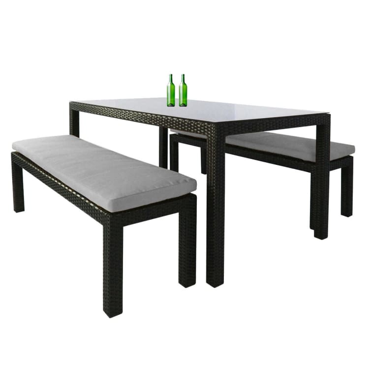 Bondi Pcs Dining Set Grey Cushion Arena Living