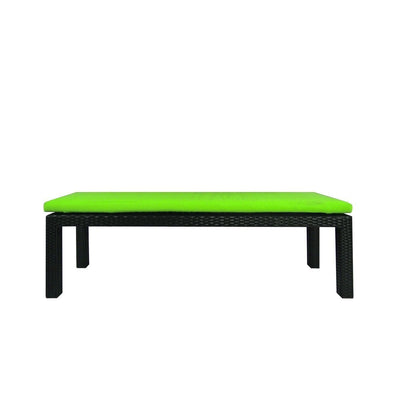This is a product image of Bondi Outdoor Bench Green Cushion. It can be used as an Outdoor Furniture.