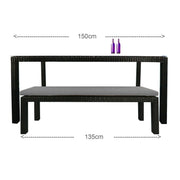This is a product image of Bondi Outdoor Bench Grey Cushion. It can be used as an Outdoor Furniture.