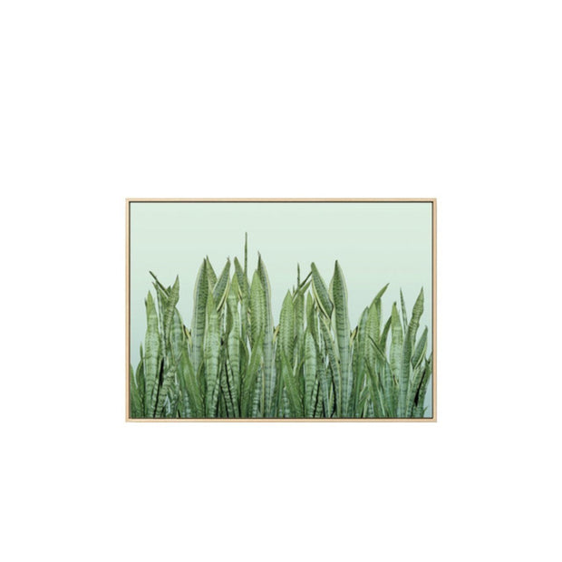 This is a product image of Botanical Tiger Piran - Wall Art Print with Frame. It can be used as an Home Accessories.
