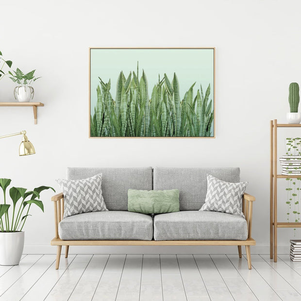 This is a product image of Botanical Tiger Piran - Wall Art Print with Frame. It can be used as an Home Accessories.
