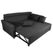 This is a product image of Bowen Sofa Bed Grey. It can be used as an.
