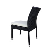 This is a product image of Casa Chair White Cushion. It can be used as an Outdoor Furniture.