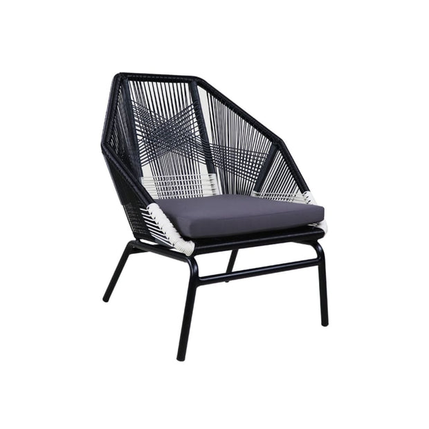 This is a product image of Catania Single Armchair Grey Cushions. It can be used as an Outdoor Furniture.