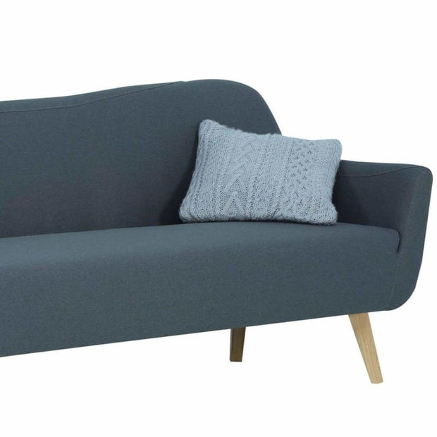 This is a product image of Clarus 3 Seater Sofa with Oak Leg Grey. It can be used as an Sofa.