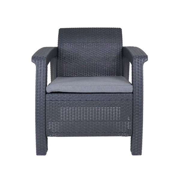 This is a product image of Cosmo Patio Set Grey Cushion. It can be used as an Outdoor Furniture.