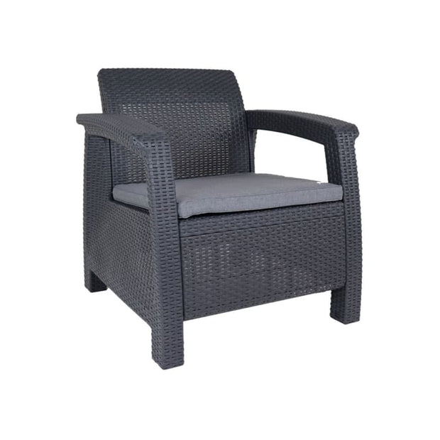 This is a product image of Cosmo Patio Set Grey Cushion. It can be used as an Outdoor Furniture.
