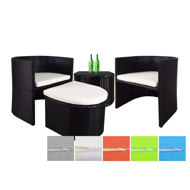 This is a product image of Cushion Covers + Insert for Caribbean Patio Set. It can be used as an Cushions Outdoor Furniture