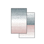 This is a product image of Dawn Pink/Grey Outdoor Mat - Medium Size. It can be used as an Home Accessories.