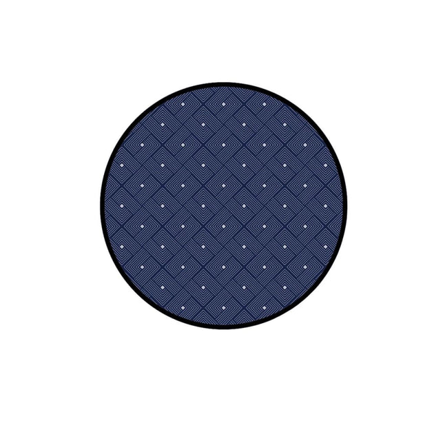 Ease Round Reversible Mat - Blue - Arena Living