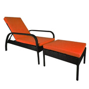 This is a product image of Ferraria Sunbed Orange Cushion (OPEN BOX). It can be used as an Outdoor Furniture.