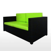 This is a product image of Fiesta Sofa Set II Green Cushions. It can be used as an Outdoor Furniture.