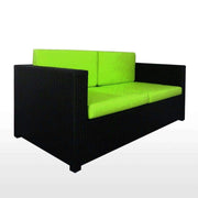 This is a product image of Fiesta Sofa Set II Green Cushions. It can be used as an Outdoor Furniture.