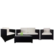 This is a product image of Fiesta Sofa Set II White Cushion. It can be used as an Outdoor Furniture.