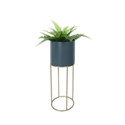 This is a product image of Flora Free Standing Planter - Grey Pot. It can be used as an Home Accessories.