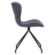 This is a product image of Gryta Dining Chair in Grey Recta Fabric Set of 2. It can be used as an.