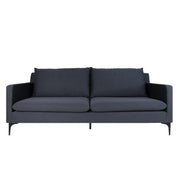 This is a product image of Hayley 3 Seater Sofa Dark Grey. It can be used as an Sofa.