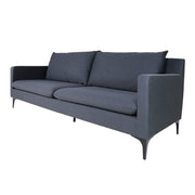 This is a product image of Hayley 3 Seater Sofa Dark Grey (OPEN BOX). It can be used as an Sofa.