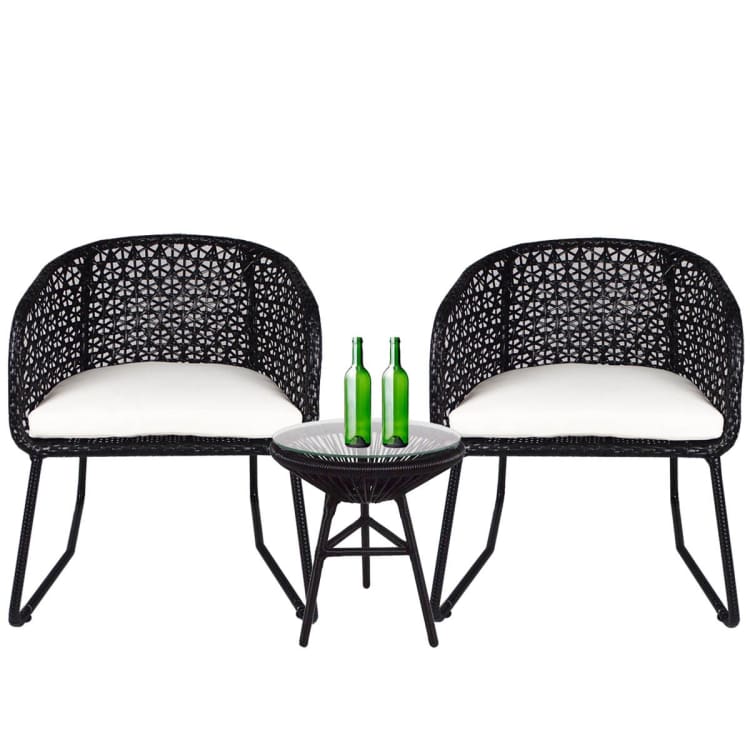 Horizon Patio Set, Cream Cushion