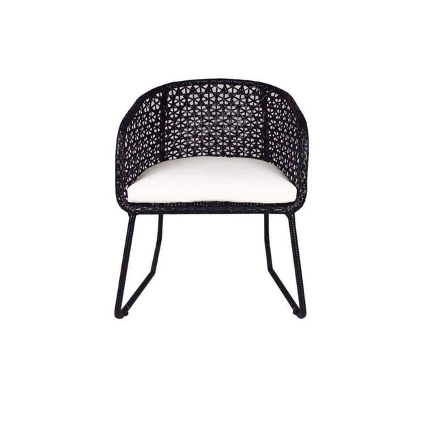This is a product image of Horizon Single Armchair Cream Cushion. It can be used as an Outdoor Furniture.