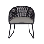 This is a product image of Horizon Single Armchair Grey Cushion. It can be used as an Outdoor Furniture.