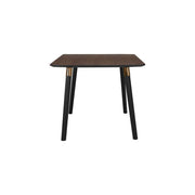 This is a product image of Jazz 4-6 Seat Dining Table in Walnut Veneer Top. It can be used as an.
