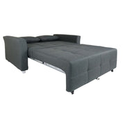 This is a product image of Justine Storage Sofa Bed Grey (2.5 Seater). It can be used as an Sofa Bed.
