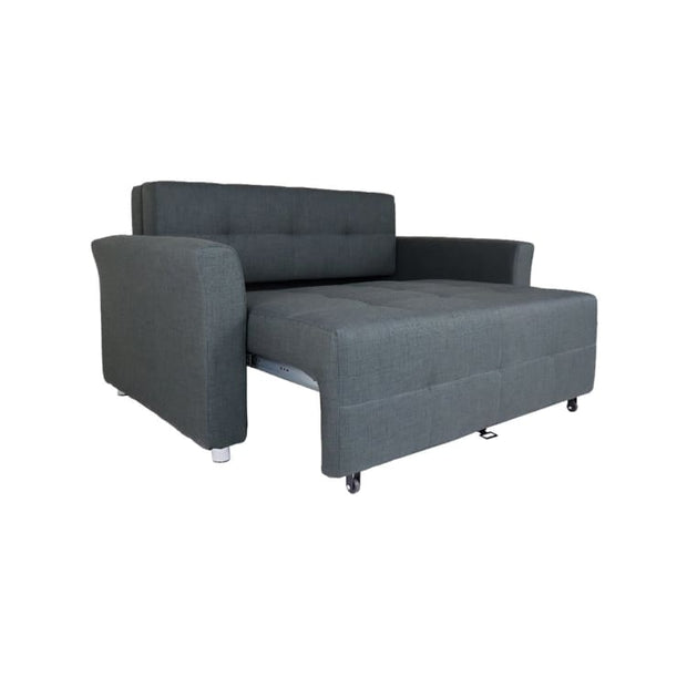 This is a product image of Justine Storage Sofa Bed Grey (2.5 Seater). It can be used as an Sofa Bed.
