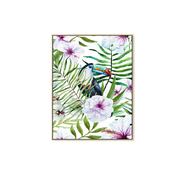 This is a product image of Keel-Billed Toucan- Wall Art Print with Frame. It can be used as an Home Accessories.