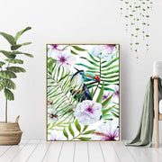 This is a product image of Keel-Billed Toucan- Wall Art Print with Frame. It can be used as an Home Accessories.