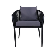 This is a product image of Kyoto 2+1+1 Seater Grey Cushions. It can be used as an Outdoor Furniture.