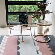 This is a product image of Laku Pink Outdoor Mat - Medium Size. It can be used as an Home Accessories.