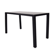 This is a product image of Midas Long 6 Chair Bar Set Orange Cushion. It can be used as an Outdoor Furniture.