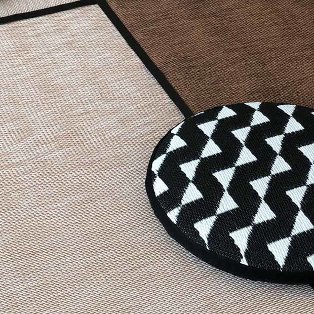 This is a product image of Natural Dark Outdoor Mat - Small Size. It can be used as an Home Accessories.