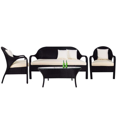 This is a product image of Oasis Sofa Set Cream Cushion (SALE). It can be used as an Outdoor Furniture.