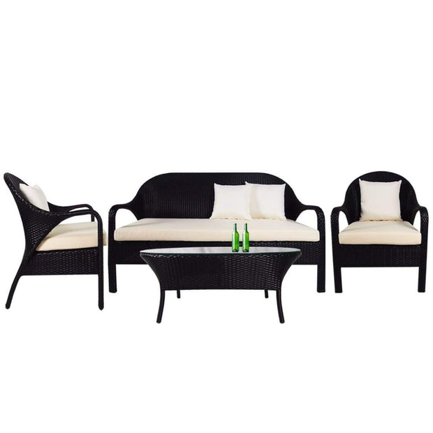 This is a product image of Oasis Sofa Set Cream Cushion. It can be used as an Outdoor Furniture.