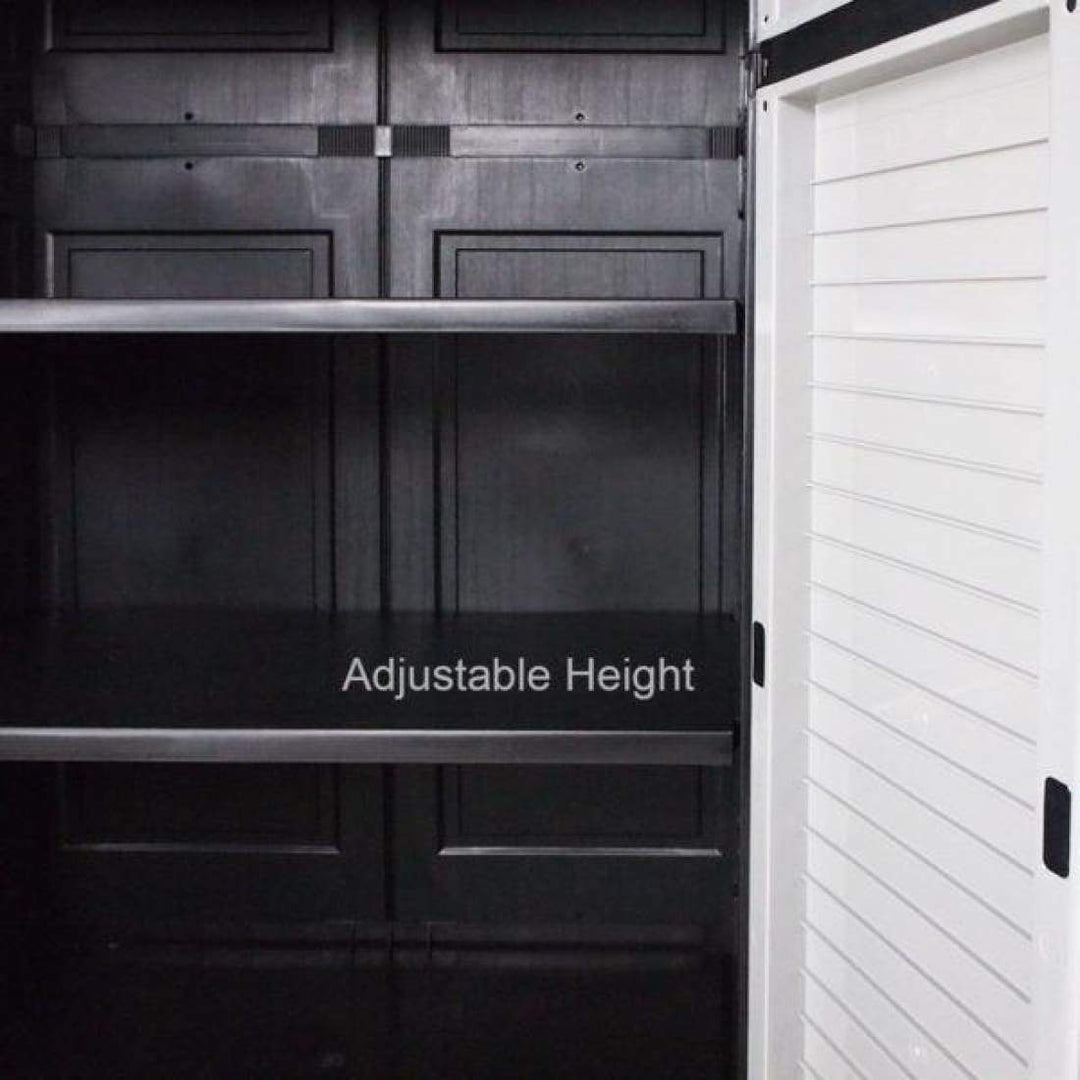 Optimus Large Storage Cabinet Grey - Assembly Included