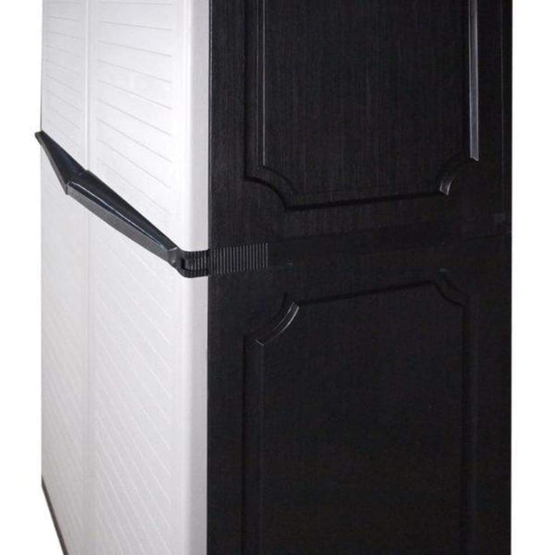 This is a product image of Optimus Large Storage Cabinet Grey - Assembly Included. It can be used