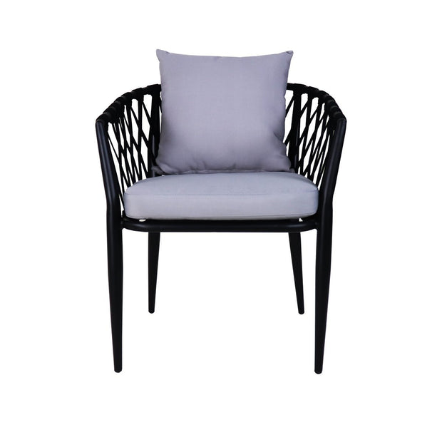 This is a product image of Orgo Patio Armchair Set Grey Cushion. It can be used as an Outdoor Furniture.