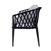This is a product image of Orgo Single Armchair Grey Cushion. It can be used as an Outdoor Furniture.